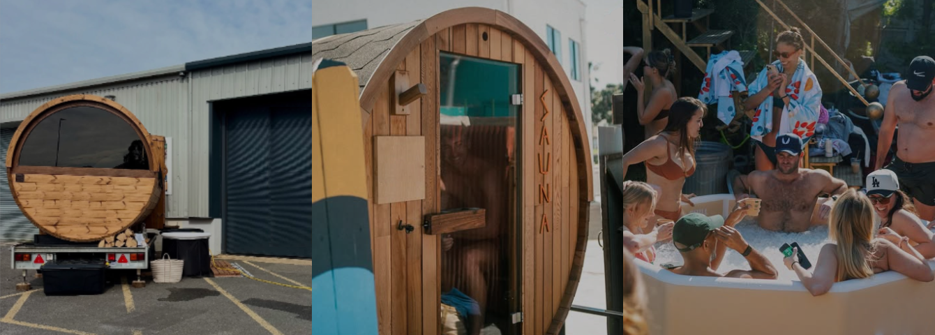 Alugar sauna seca e banheira de gelo na SAUNA Carreta